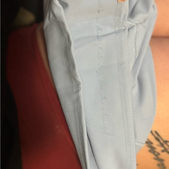 Gymshark Women's Light Blue Shorts - Picture 3 of 3